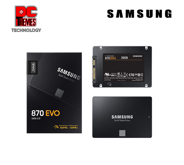 SAMSUNG 870 Evo 250GB 2.5" Solid State Drive