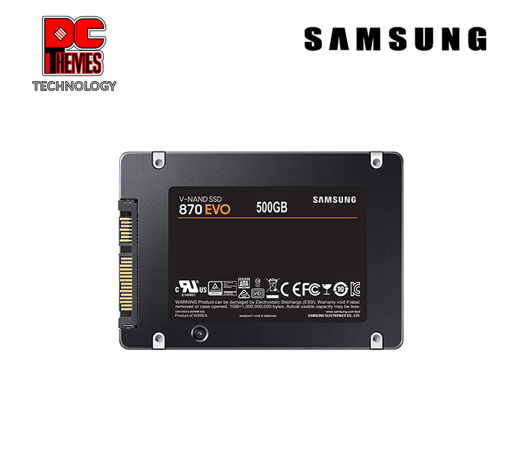 SAMSUNG 870 Evo 500GB 2.5" Solid State Drive