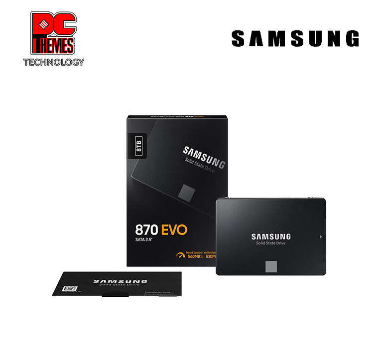 Samsung 870 EVO 2.5" SATA Internal SSD 8TB Solid State Drive - 560MB/s