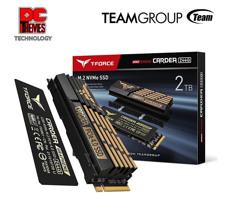 TEAMGROUP T-FORCE Cardea Z44Q 2TB NVMe M.2 Gen4 Solid State Drive