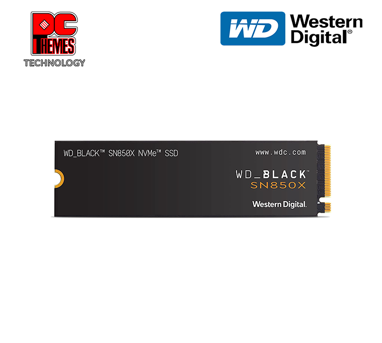 WD Black SN850X 2TB NVMe Gen4 M.2 Solid State Drive - R7300/W6300
