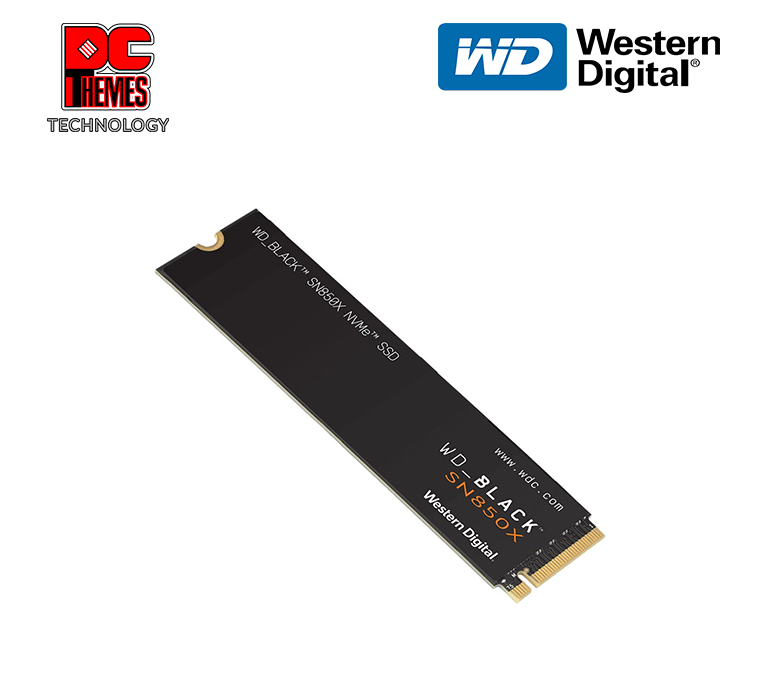 WD Black SN850X 2TB NVMe Gen4 M.2 Solid State Drive - R7300/W6300