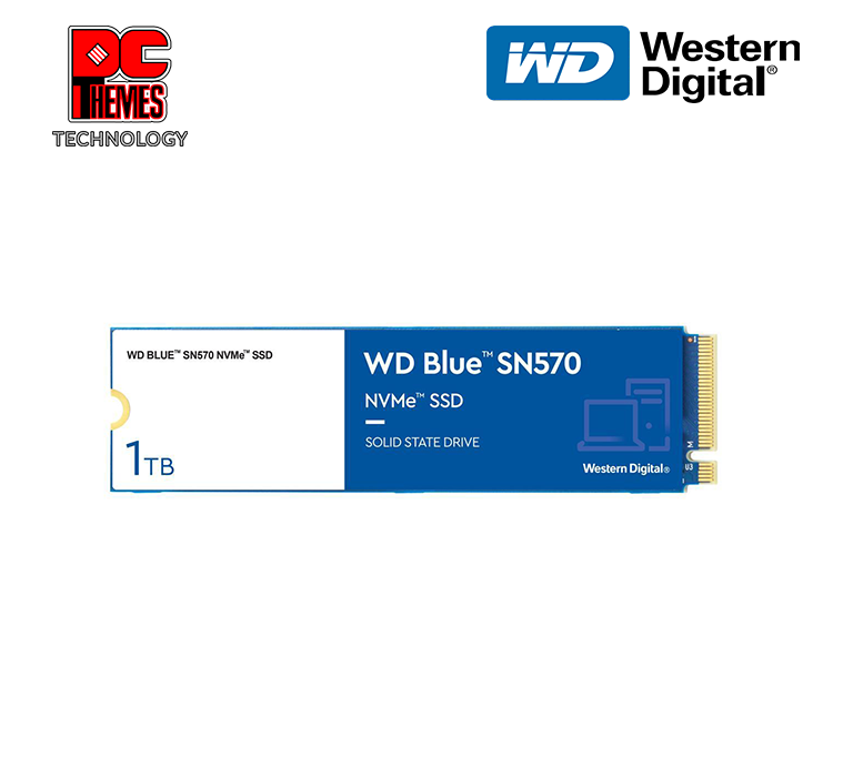 WD Blue SN570 1TB NVMe M.2 Gen3 Solid State Drive