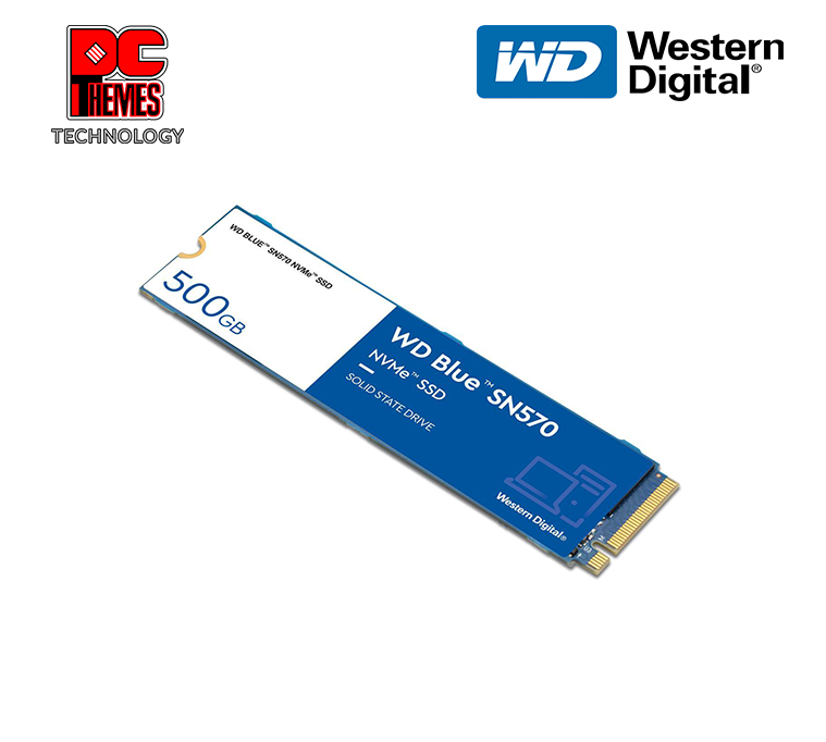 WD Blue SN570 500GB NVMe M.2 Gen3 Solid State Drive