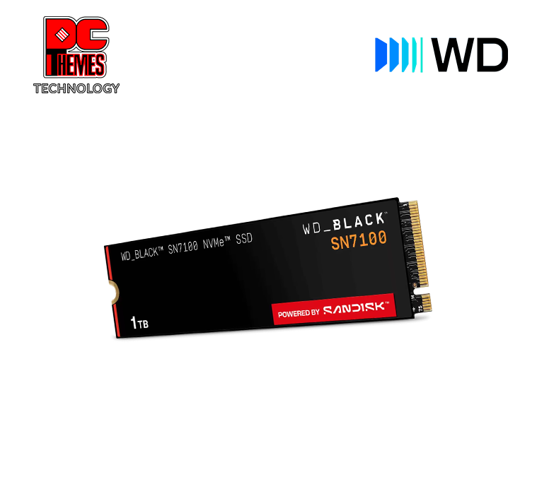 WD BLACK SN7100 1TB 2280 7250mb/s NVMe Gen4 M.2 Solid State Drive
