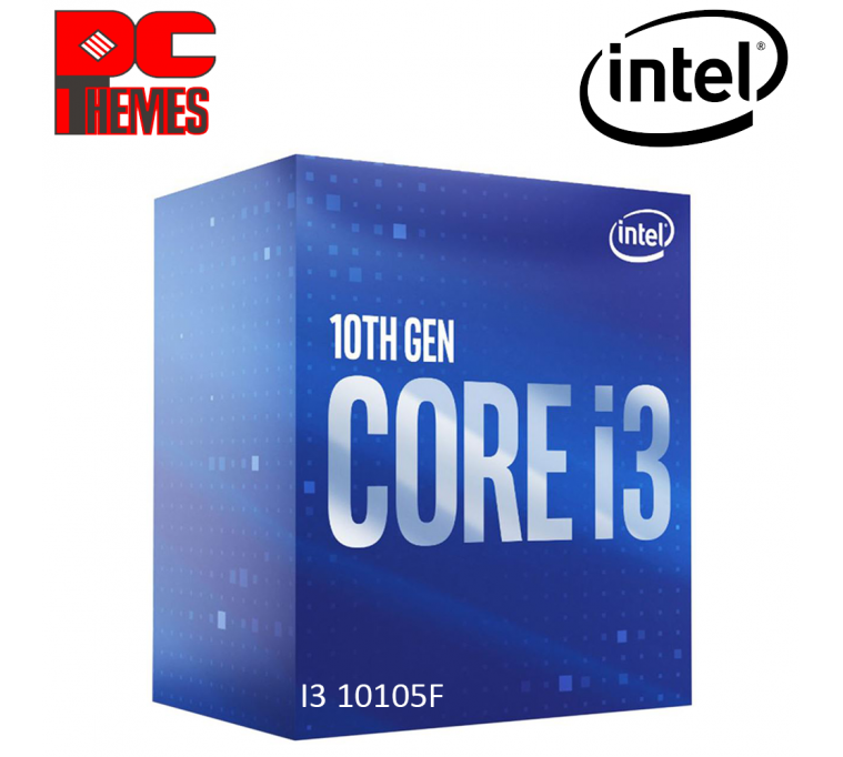 INTEL Core i3 10105F 4 Cores / 8 Threads LGA1200 Processor