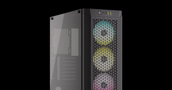 CORSAIR 480T RGB Airflow Tempered Glass Mid-Tower Casing - Black