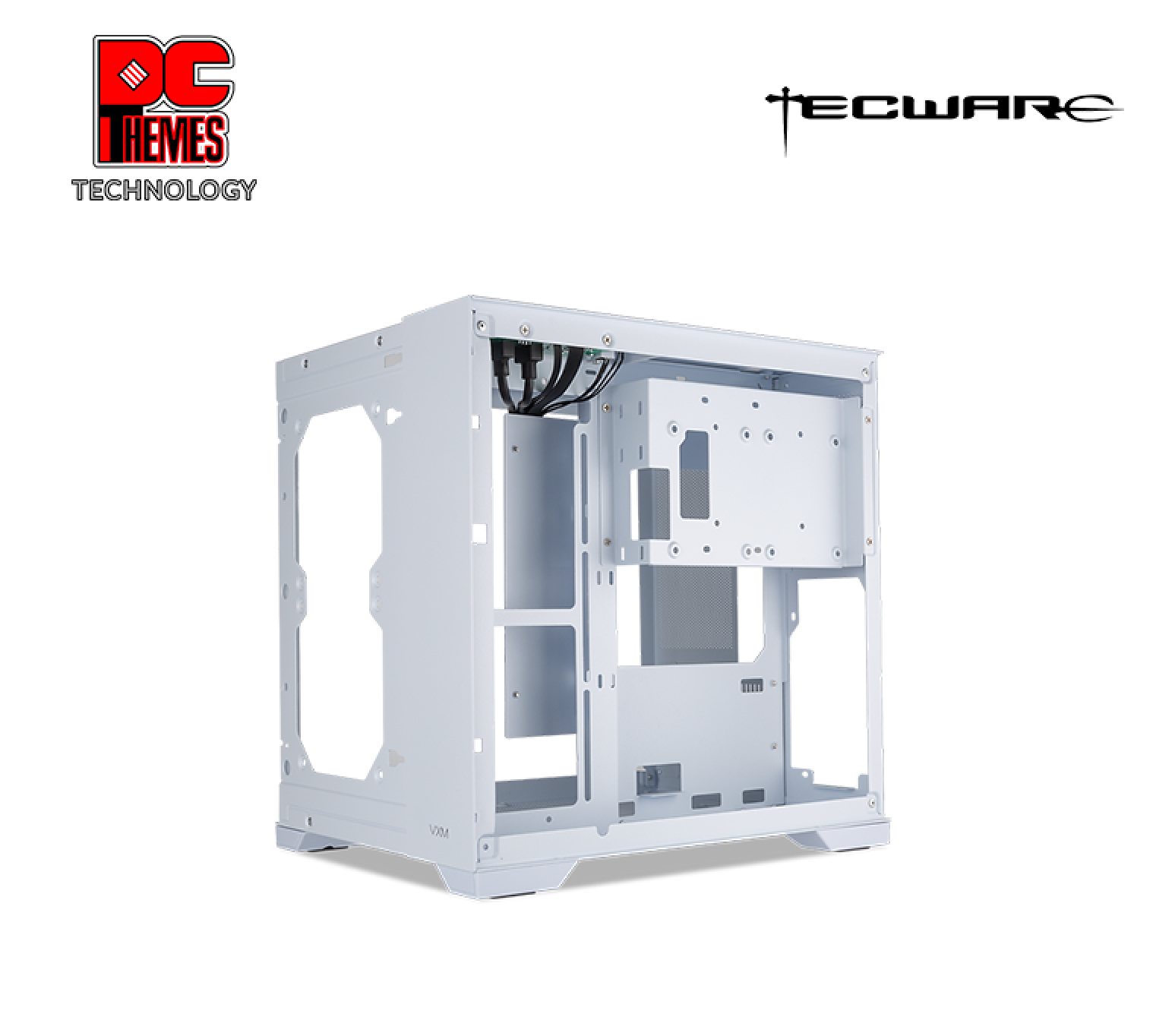 Tecware VXM Mesh Micro Tempered Glass Casing - [White]